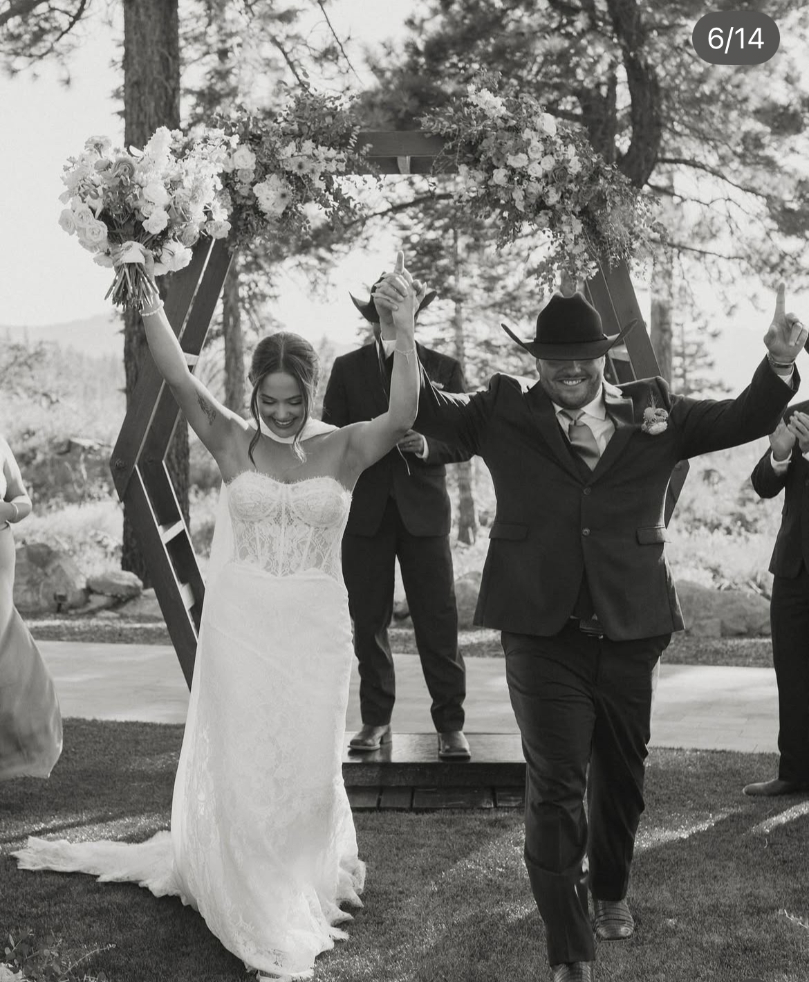 Joyful wedding celebration